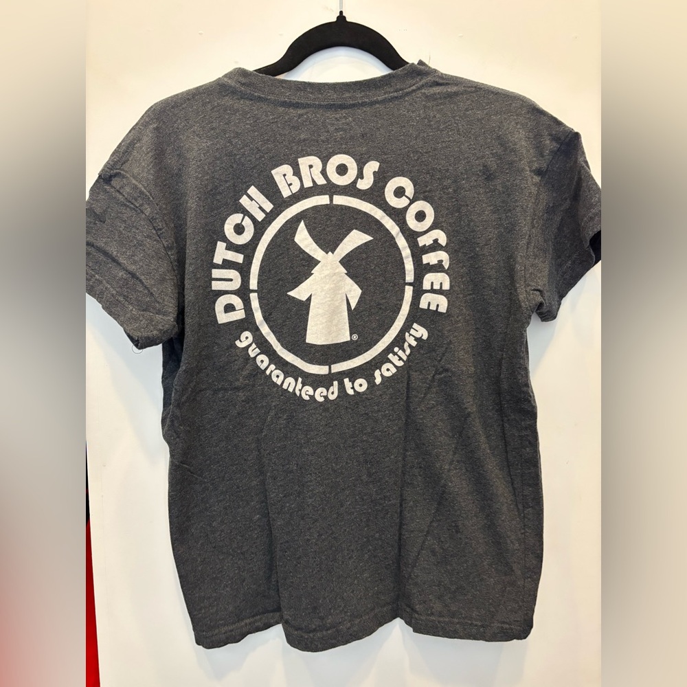 Dutch Bros Charcoal Gray T-shirt size small